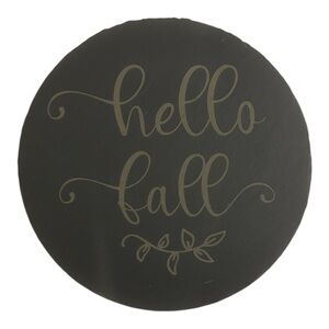 Hello Fall Engraved Slate Serving Platter
